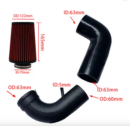 Revoro VW Golf MK7 Audi A3 1.4TSI EA211 Performance Series Cold Air Intake Kit
